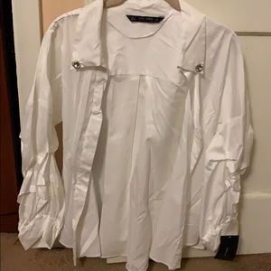 White blouse size L never worn from Zara